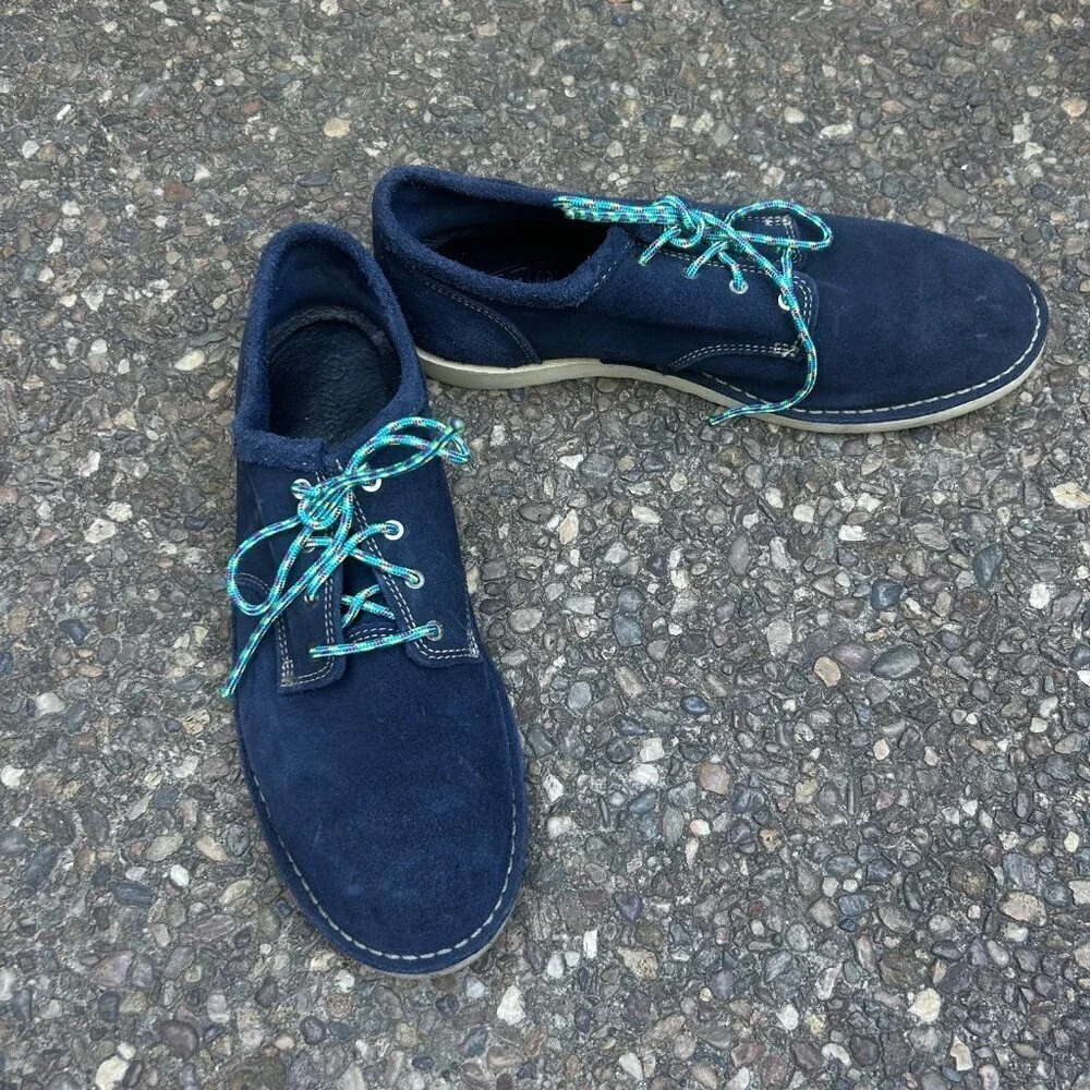 Danner Mt. Tabor Blue Suede Lace Up Oxfords Size 8.5